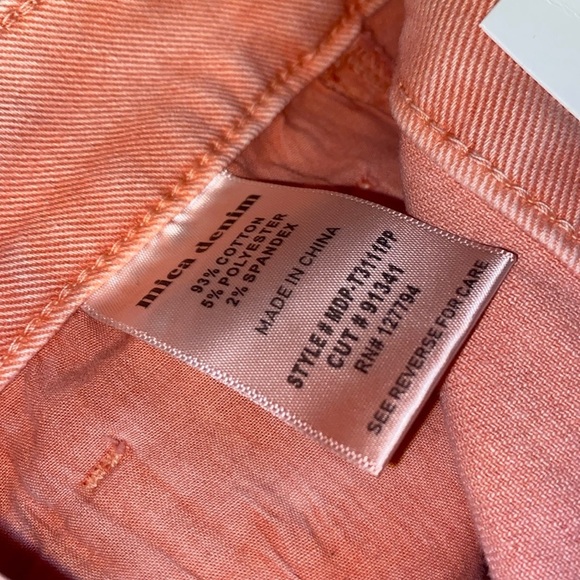 Mica Hazel high rise vintage straight Women's Pink Jeans 🆕 - Picture 5 of 11